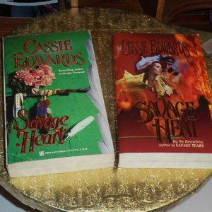 Books - (set/2) -  "Savage Heat"  &  "Savage Heart"